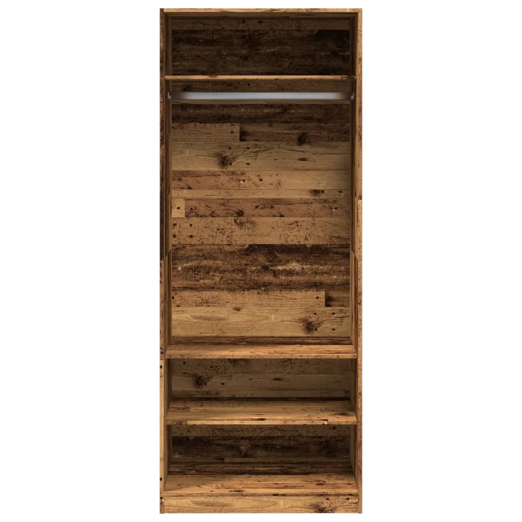 Șifonier, lemn vechi, 80x50x200 cm, lemn prelucrat GartenMobel Dekor