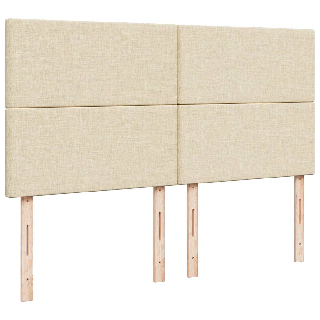 Cadru de pat otoman cu saltea crem 180x200cm stofa GartenMobel Dekor