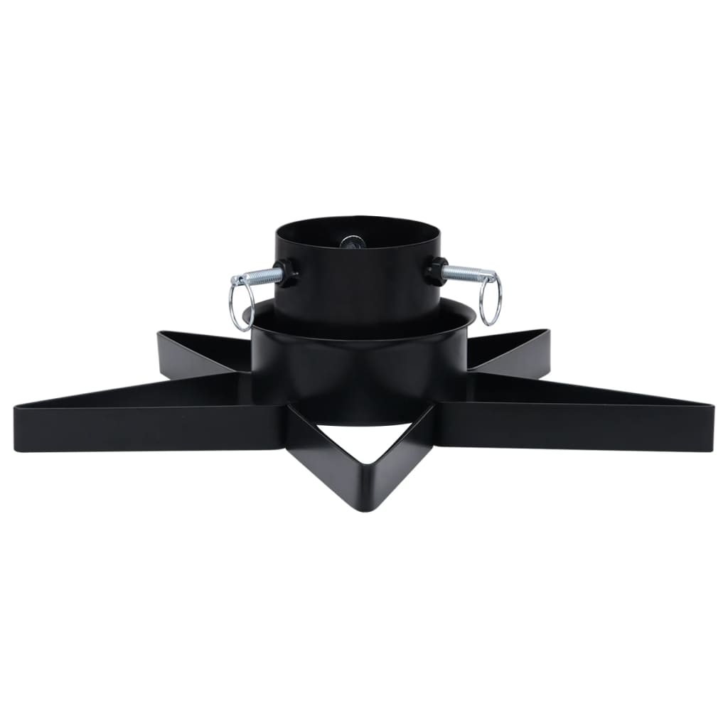 Suport brad de Crăciun, negru, 47x47x13,5 cm GartenMobel Dekor