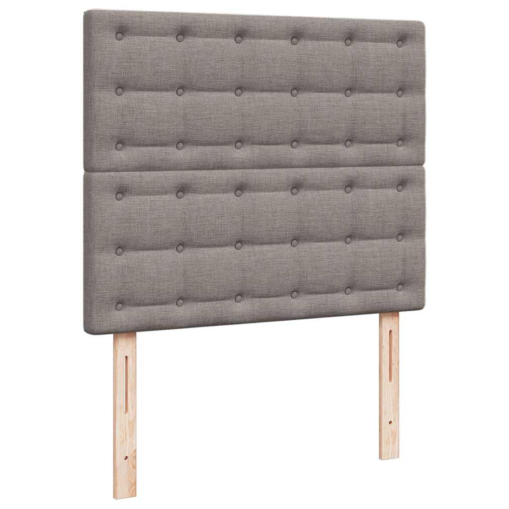 Cadru de pat otoman cu saltea Taupe 120x200cm Material GartenMobel Dekor