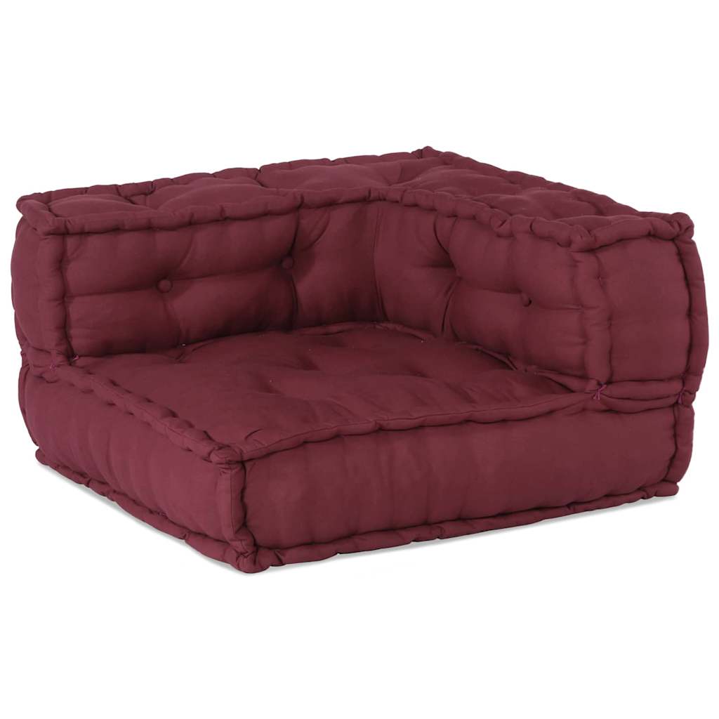Canapea modulară Manual 2 pcs Bordo 70 x 70 x 56 cm țesătură GartenMobel Dekor