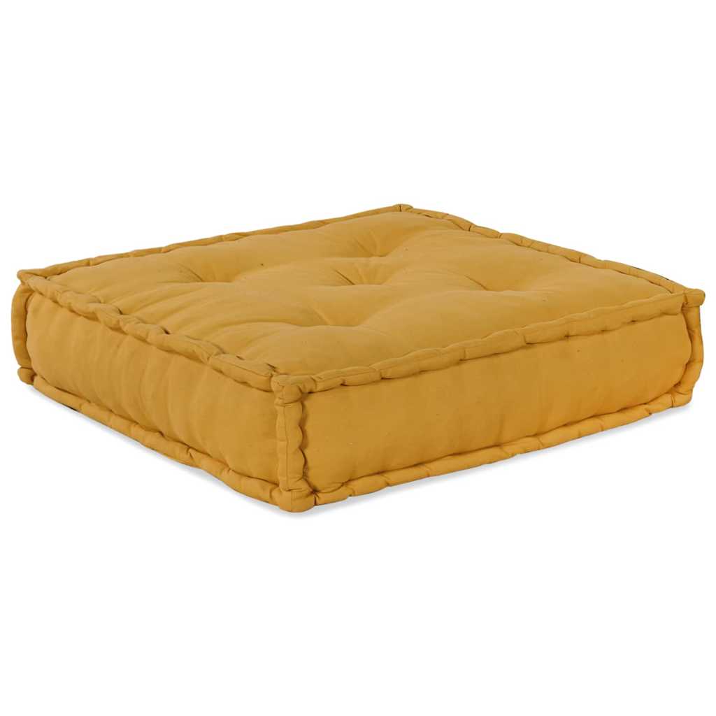 Canapea modulară Manual 2 pcs Galben 70 x 70 x 36 cm țesătură GartenMobel Dekor