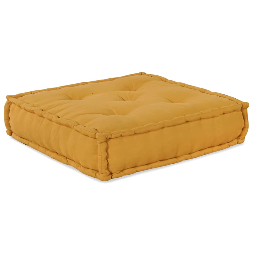 Canapea modulară Manual 3 pcs Galben 70 x 70 x 56 cm țesătură GartenMobel Dekor