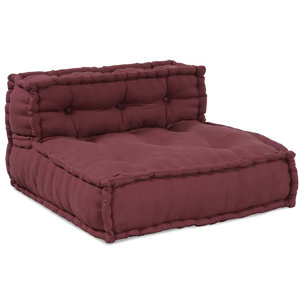 Canapea modulară Manual 4 pcs Bordo 70 x 70 x 56 cm țesătură GartenMobel Dekor