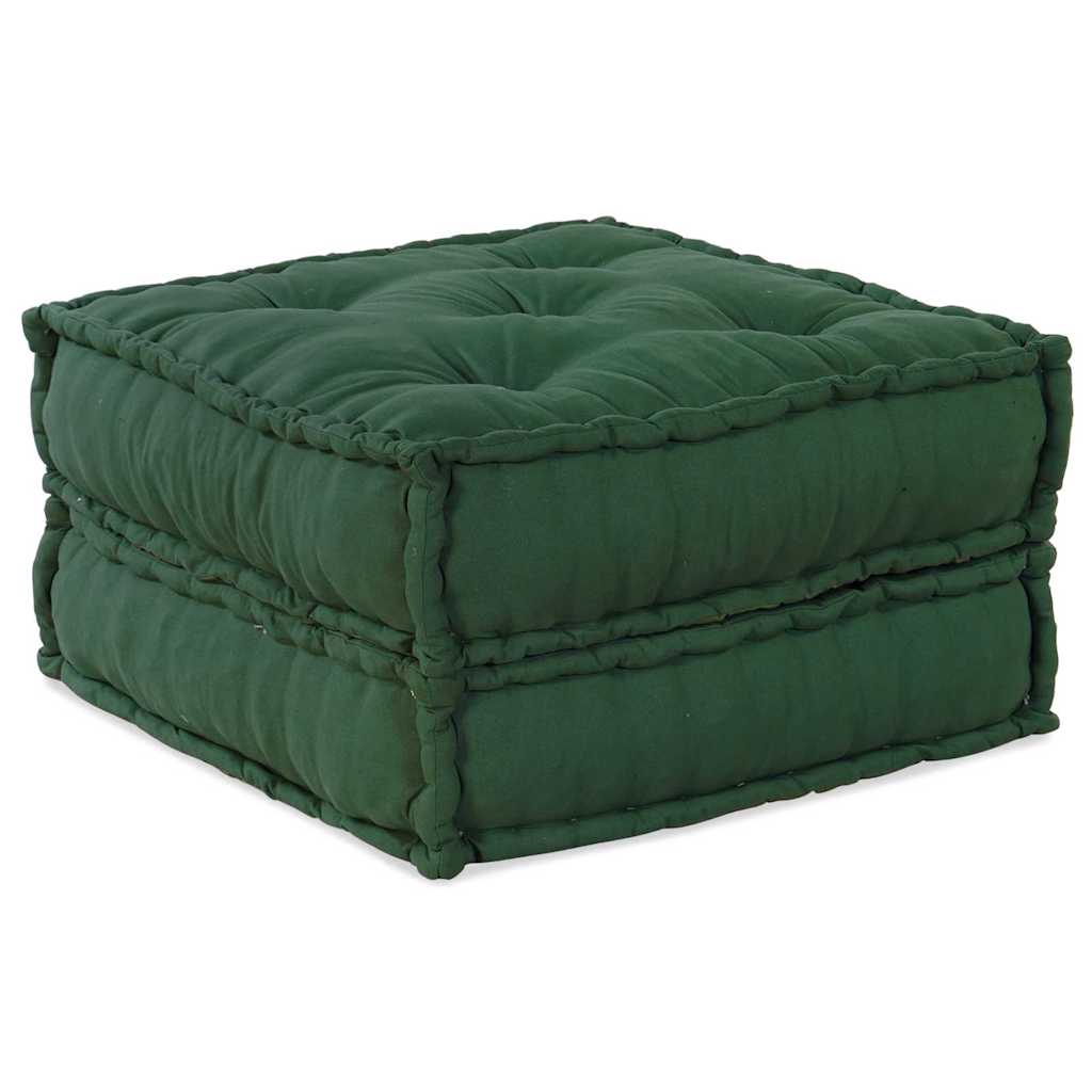 Canapea modulară Manual 4 pcs Verde 70 x 70 x 56 cm țesătură GartenMobel Dekor