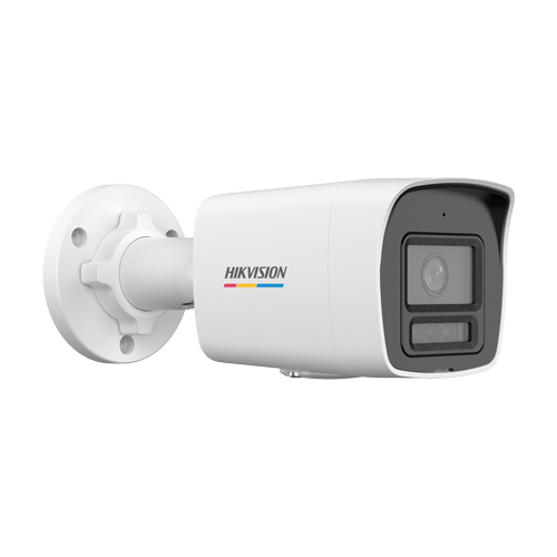 Camera IP 4MP, lentila 2.8mm, IR 30m, WL 30m ColorVu3, Microfon, PoE - HIKVISION DS-2CD1047G3H-LIU-2.8mm SafetyGuard Surveillance