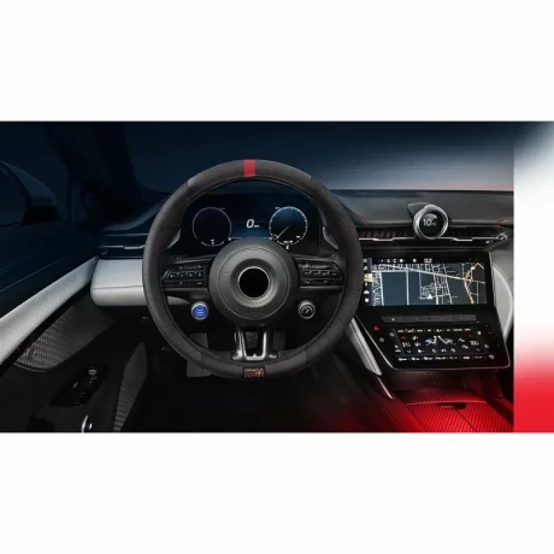 Husa volan Oracle Red Bull Racing Type 1 - M - O 37/39cm - Negru/Rosu Garage AutoRide