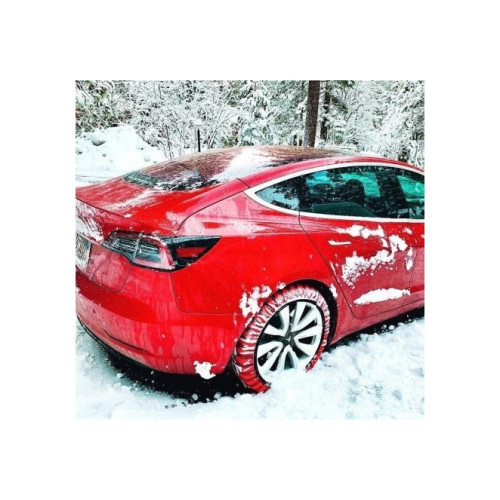 Lanturi Auto Textile Zapada 3D Matte rosii marime M Automotive TrustedCars