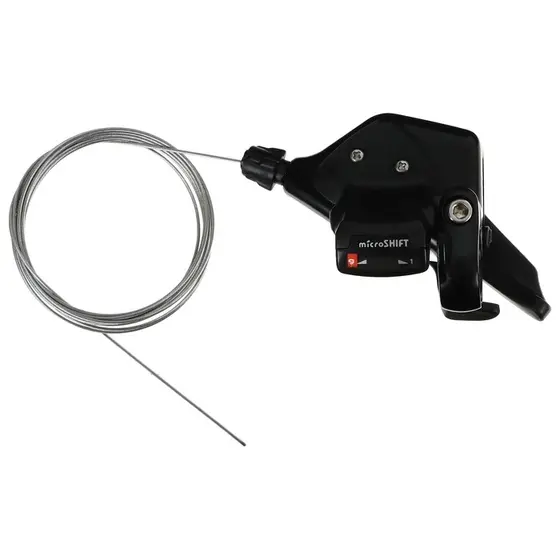 Maneta schimbator dreapta 9 viteze Microshift TS71-9R, 2100mm, negru Ultimate FactoryBikes