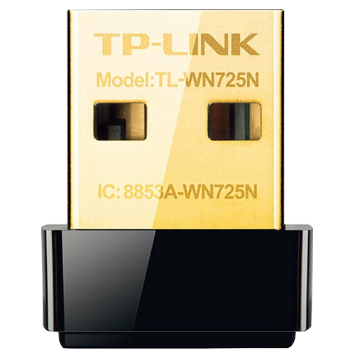 Nano Adaptor USB Wireless N150 TP-LINK TL-WN725N, 150Mbps TL-WN725N SafetyGuard Surveillance