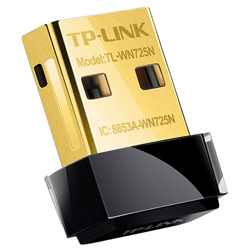 Nano Adaptor USB Wireless N150 TP-LINK TL-WN725N, 150Mbps TL-WN725N SafetyGuard Surveillance