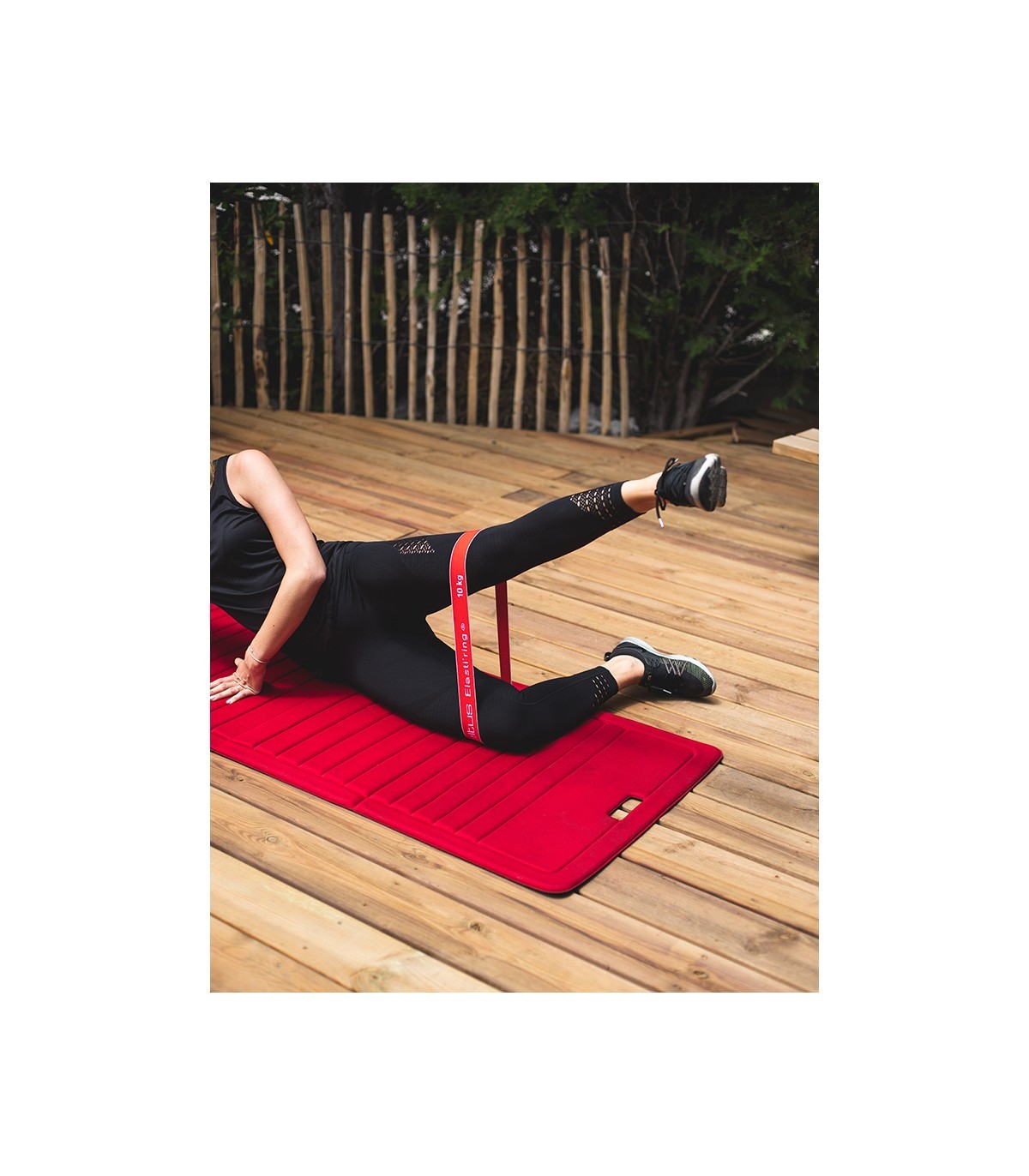 Banda elastica Sveltus Elasti'ring 10 kg, rosie FitLine Training