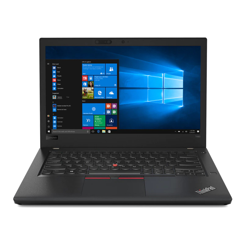 Laptop Refurbished LENOVO ThinkPad T480, Intel Core i5-8250U 1.60 - 3.40GHz, 8GB DDR4, 256GB SSD, 14 Inch Full HD, Webcam + Windows 11 Pro NewTechnology Media