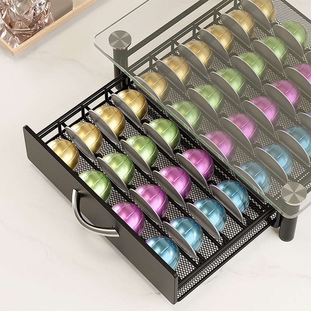 Leziter Sertar suport capsule cafea Vertuoline 40 buc Mobalis Homvera