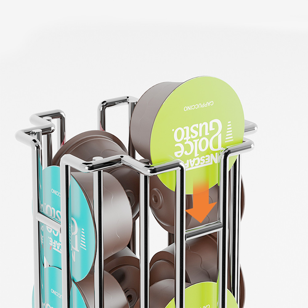 Leziter Suport pentru capsule de cafea 32 buc Mobalis Homvera