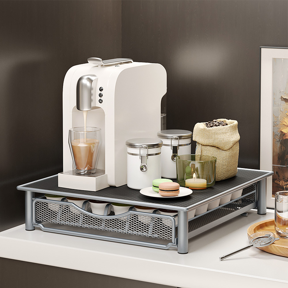 Leziter Suport pentru capsule de cafea Dolce Gusto cu sertar extensibil, 36 buc. Mobalis Homvera