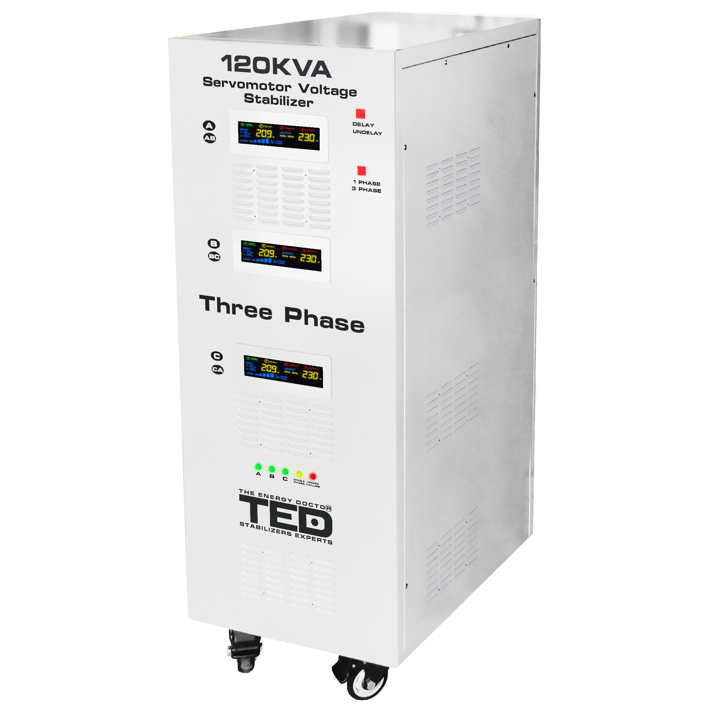 Stabilizator retea maxim 120KVA-SVC cu servomotor trifazat-trifazat TED000088 SafetyGuard Surveillance