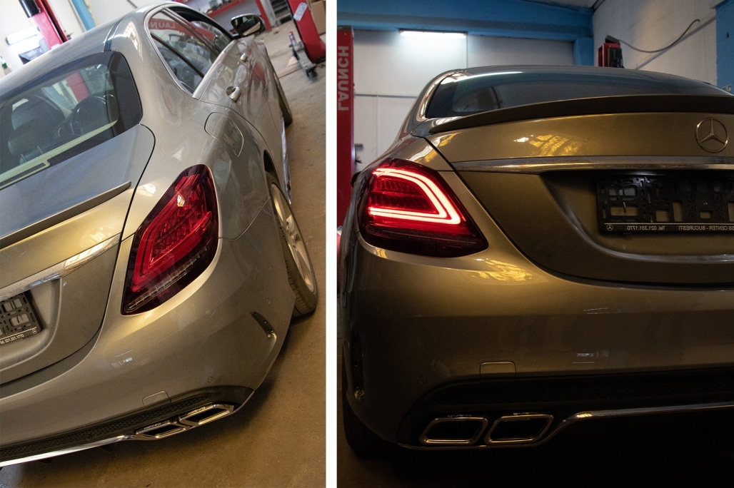 Stopuri LED Mercedes C-Class W205 Limousine (2014-2018) Facelift Design Performance AutoTuning