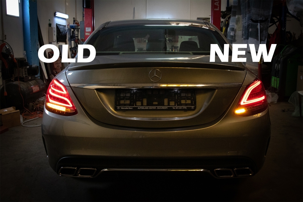 Stopuri LED Mercedes C-Class W205 Limousine (2014-2018) Facelift Design Performance AutoTuning