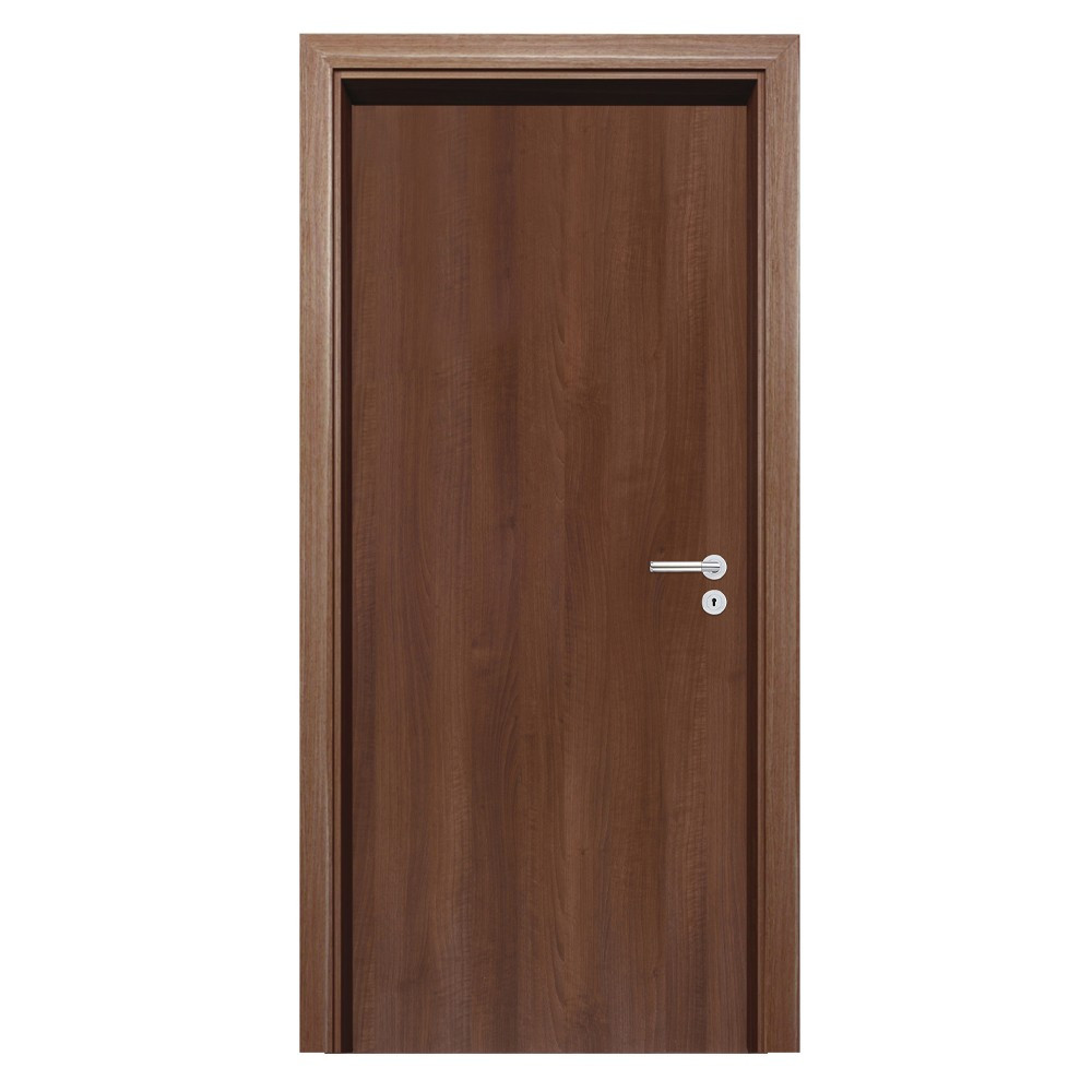 Leziter Blat de ușă decorativ, nuc primo 100, stânga, încuietoare BB Mobalis Homvera