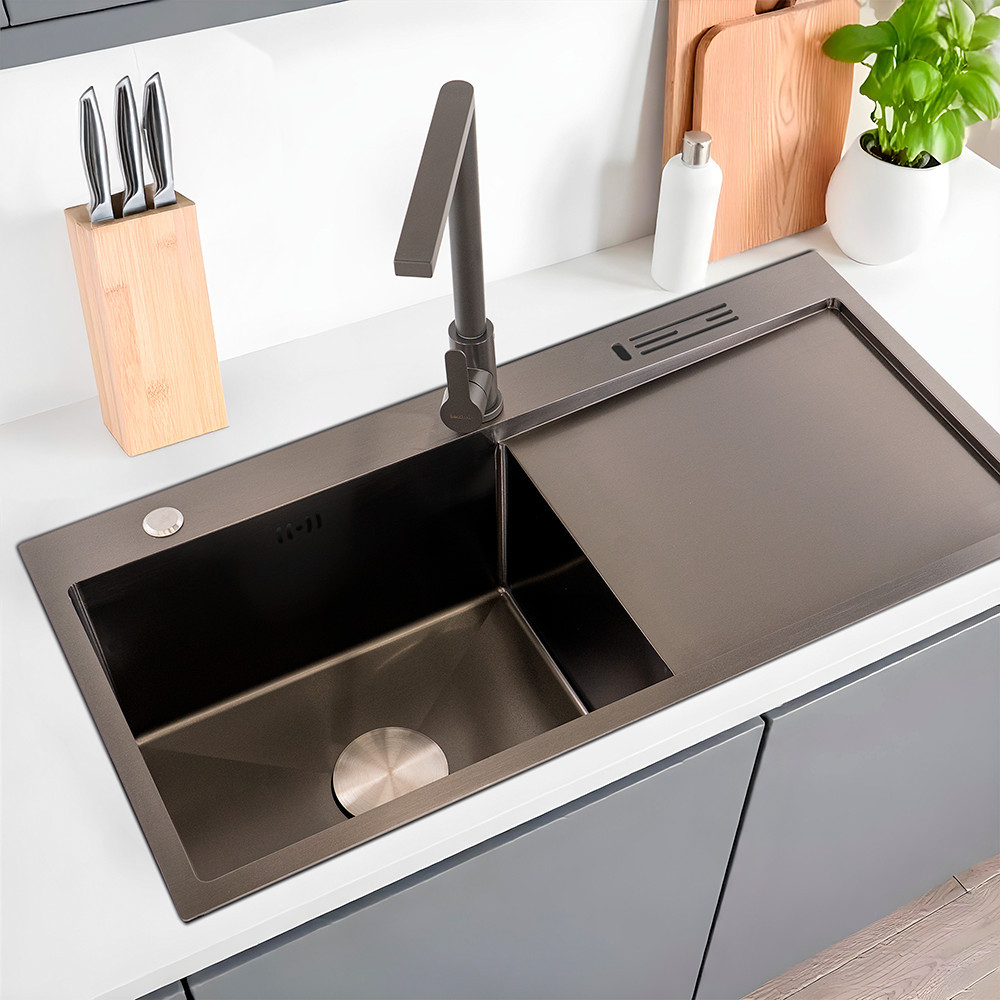 Leziter Chiuvetă Avena din oțel inoxidabil Mobalis Homvera