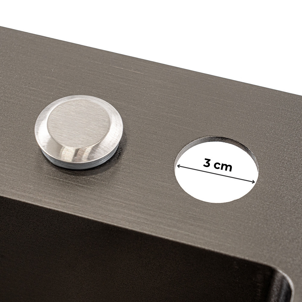 Leziter Chiuvetă Meria din oțel inoxidabil Mobalis Homvera