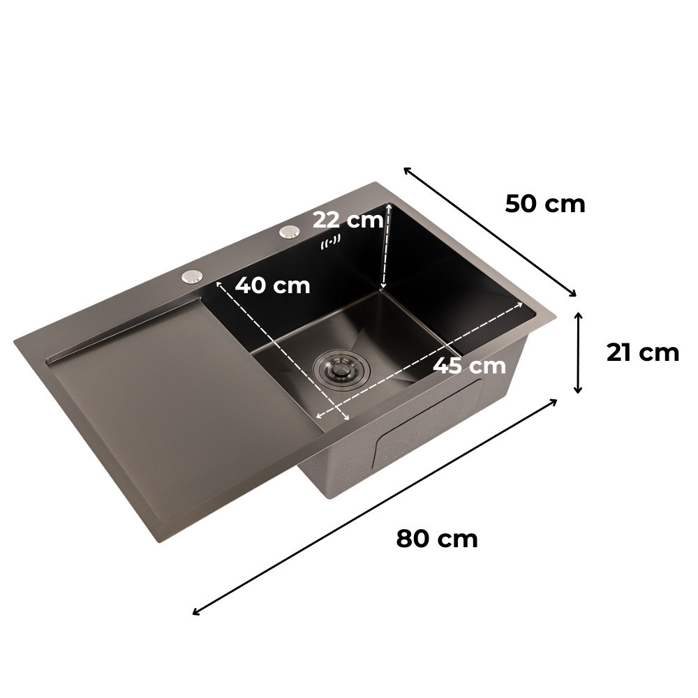 Leziter Chiuvetă din oțel inoxidabil Daisy Mobalis Homvera