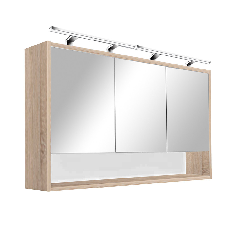 Leziter Dulap superior cu oglindă Luna 120, stejar Sonoma Mobalis Homvera