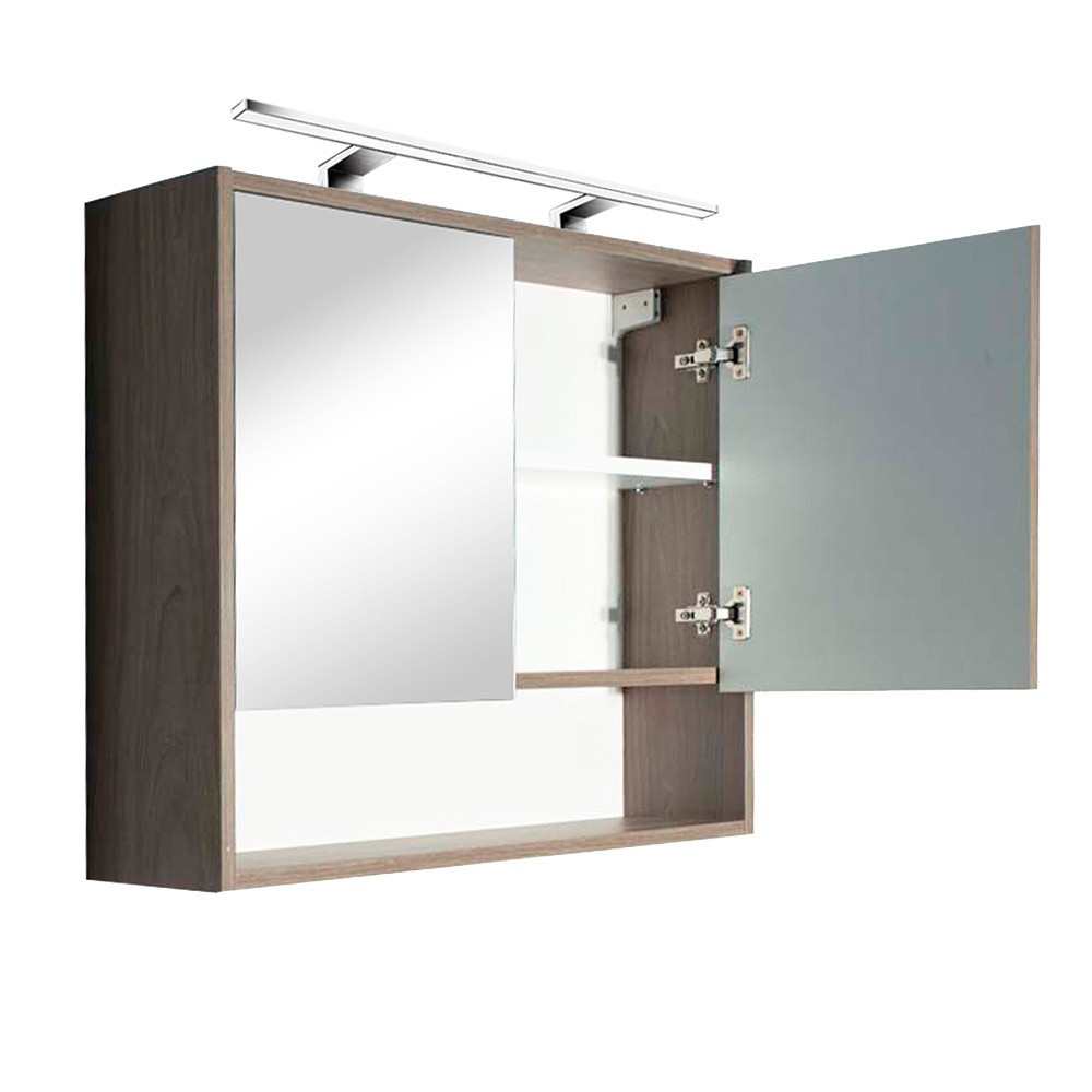 Leziter Dulap superior cu oglindă Luna 80, stejar Sonoma Mobalis Homvera