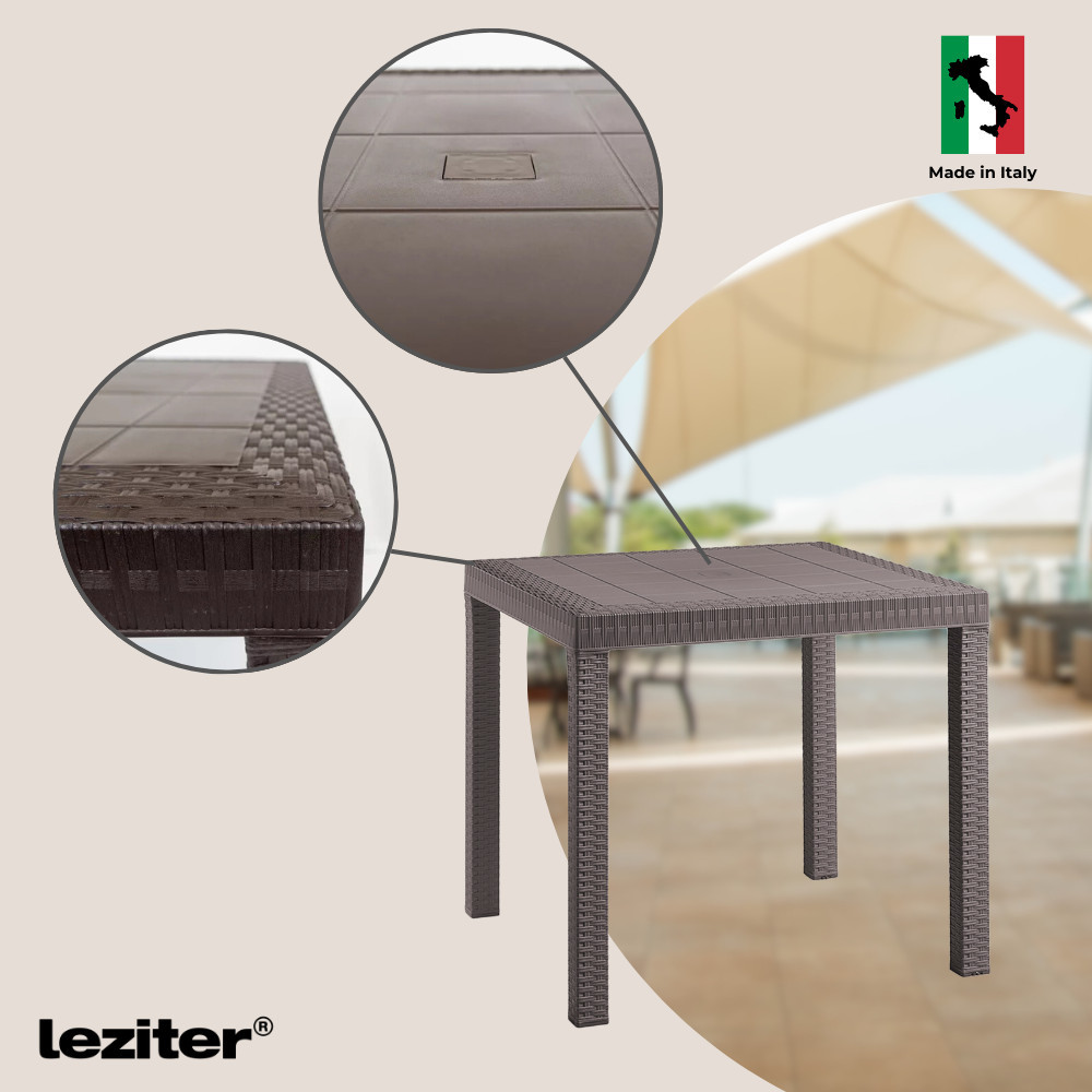 Leziter Masă de grădină Diana din plastic Mobalis Homvera