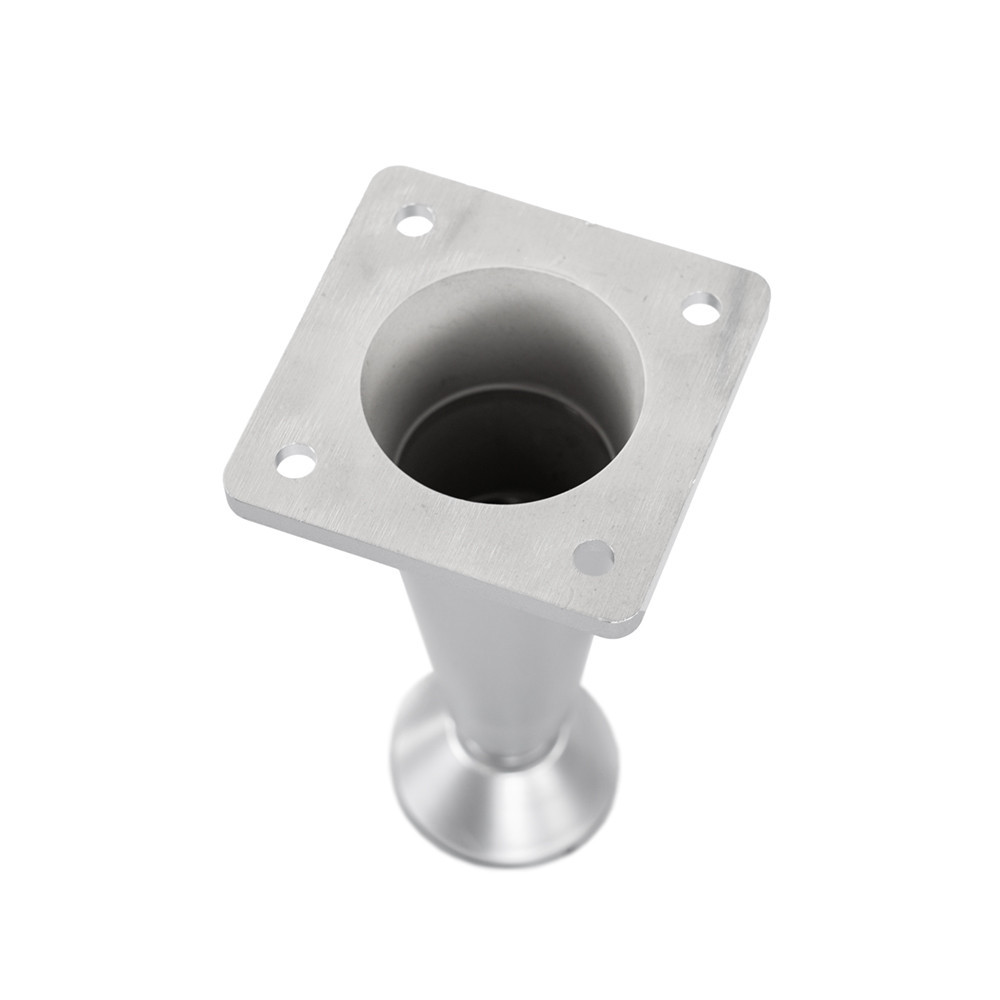 Leziter Picior de mobilă argintiu 10x5,5x5,5 cm Mobalis Homvera