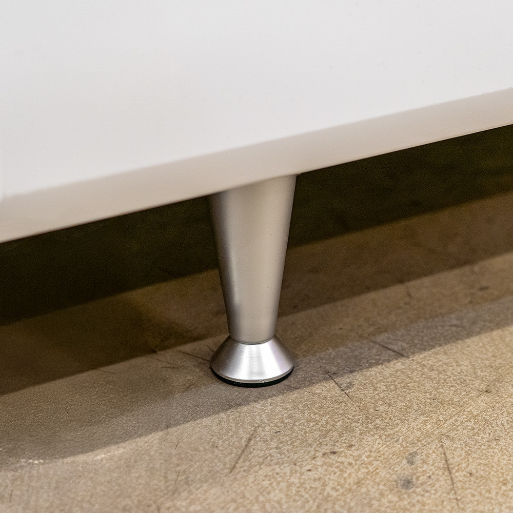 Leziter Picior de mobilă argintiu 10x5,5x5,5 cm Mobalis Homvera