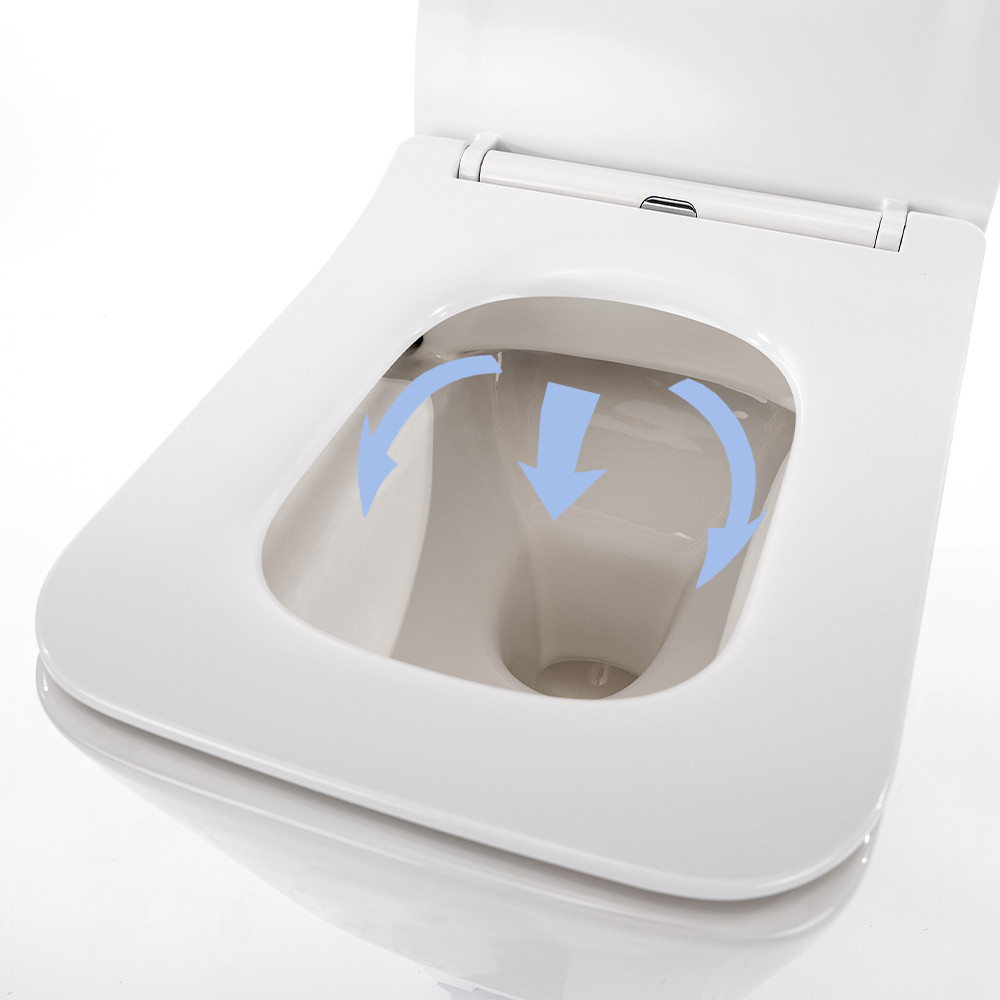 Leziter Toaletă Tina, montată pe perete, fără ramă, cu capac cu închidere silențioasă Mobalis Homvera