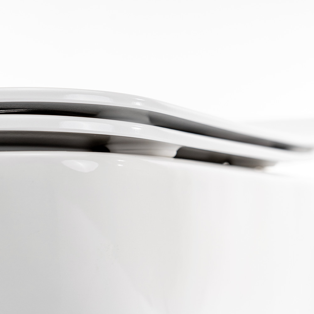 Leziter Toaletă Tina, montată pe perete, fără ramă, cu capac cu închidere silențioasă Mobalis Homvera