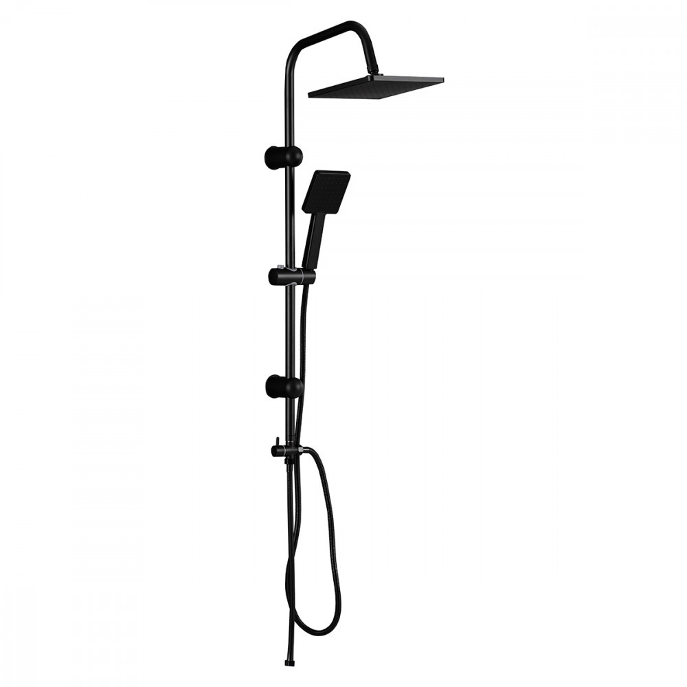 Leziter Set de duș Altar Black fără baterie Mobalis Homvera