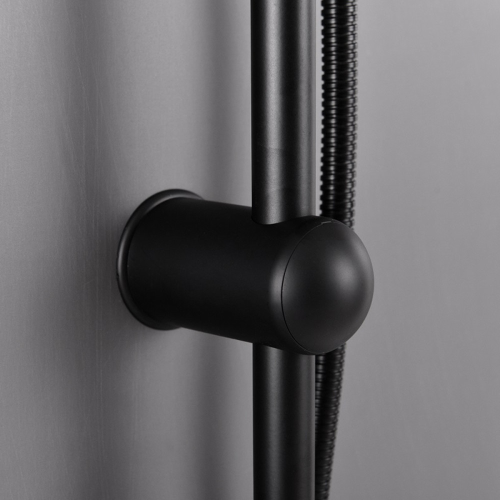 Leziter Set de duș Altar Black fără baterie Mobalis Homvera