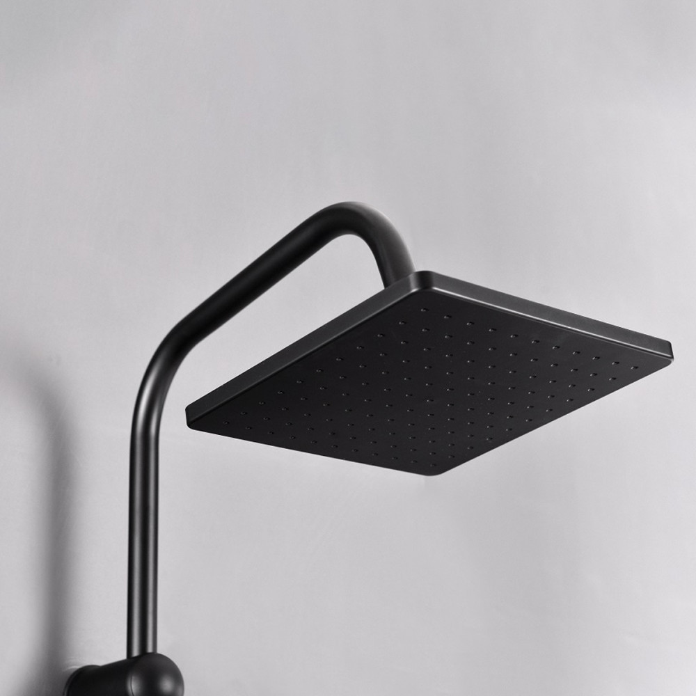 Leziter Set de duș Altar Black fără baterie Mobalis Homvera