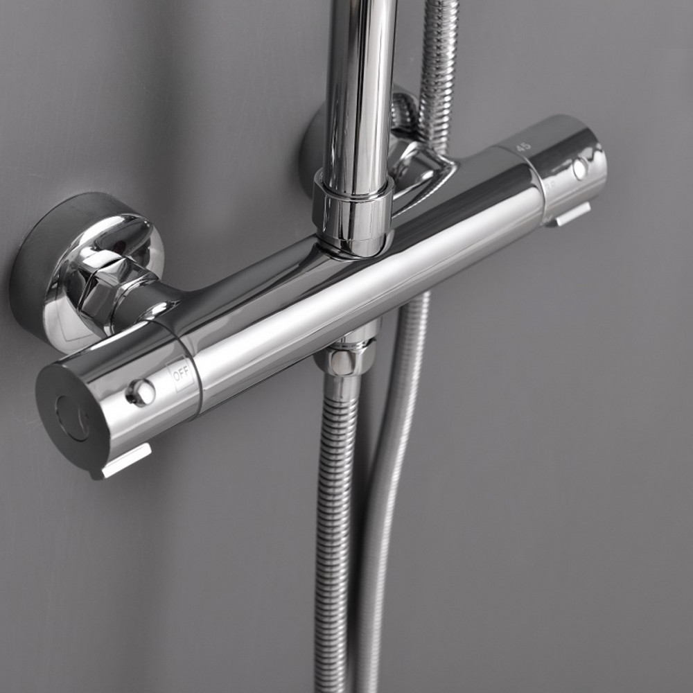 Leziter Set de duș Fury cu baterie termostatică Mobalis Homvera