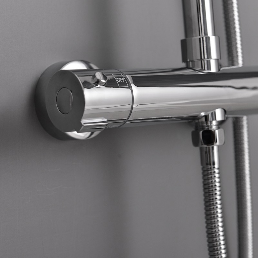 Leziter Set de duș Fury cu baterie termostatică Mobalis Homvera