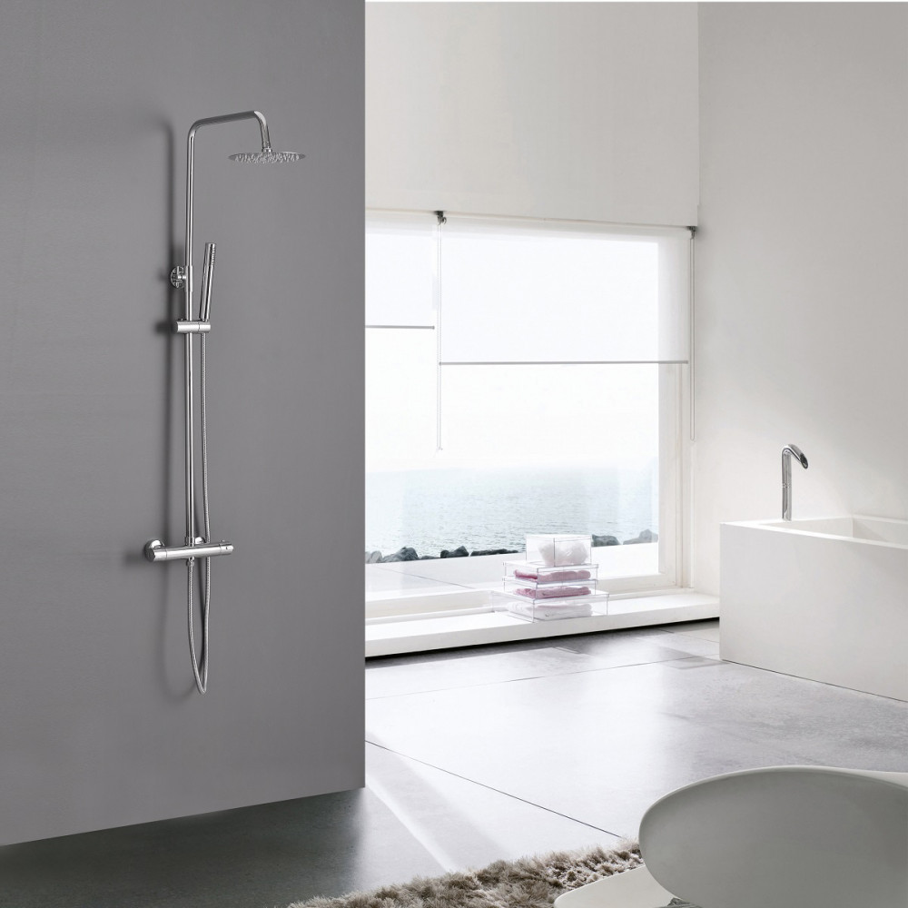 Leziter Set de duș Fury cu baterie termostatică Mobalis Homvera