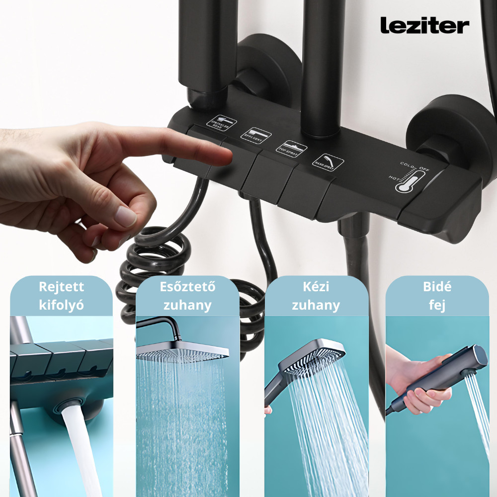 Leziter Set de duș multifuncțional Eliz Mobalis Homvera