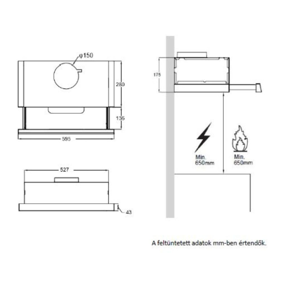 Homefort Hotă HOMEFORT HPK611B Mobalis Homvera