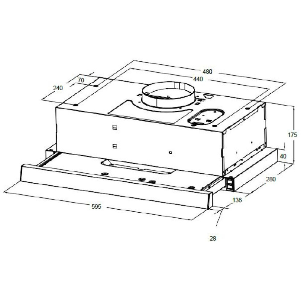 Homefort Hotă HOMEFORT HPK611B Mobalis Homvera