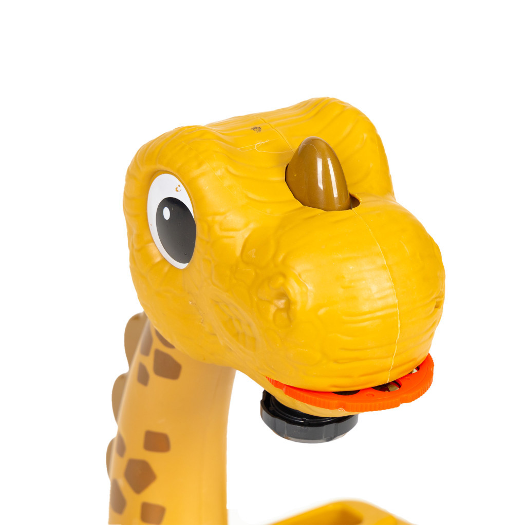 Homelux Proiector planșă de desen cu dinozauri, 12 pixuri cu vârf de pâslă, 24 de modele, galben Mobalis Homvera