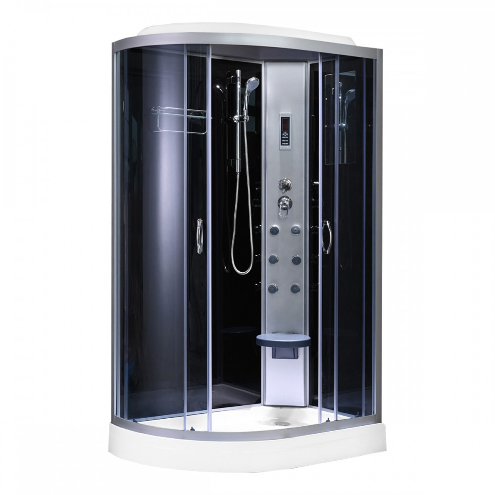 Leziter Cabină de duș cu hidromasaj Aria cu instalare pe partea dreaptă Mobalis Homvera