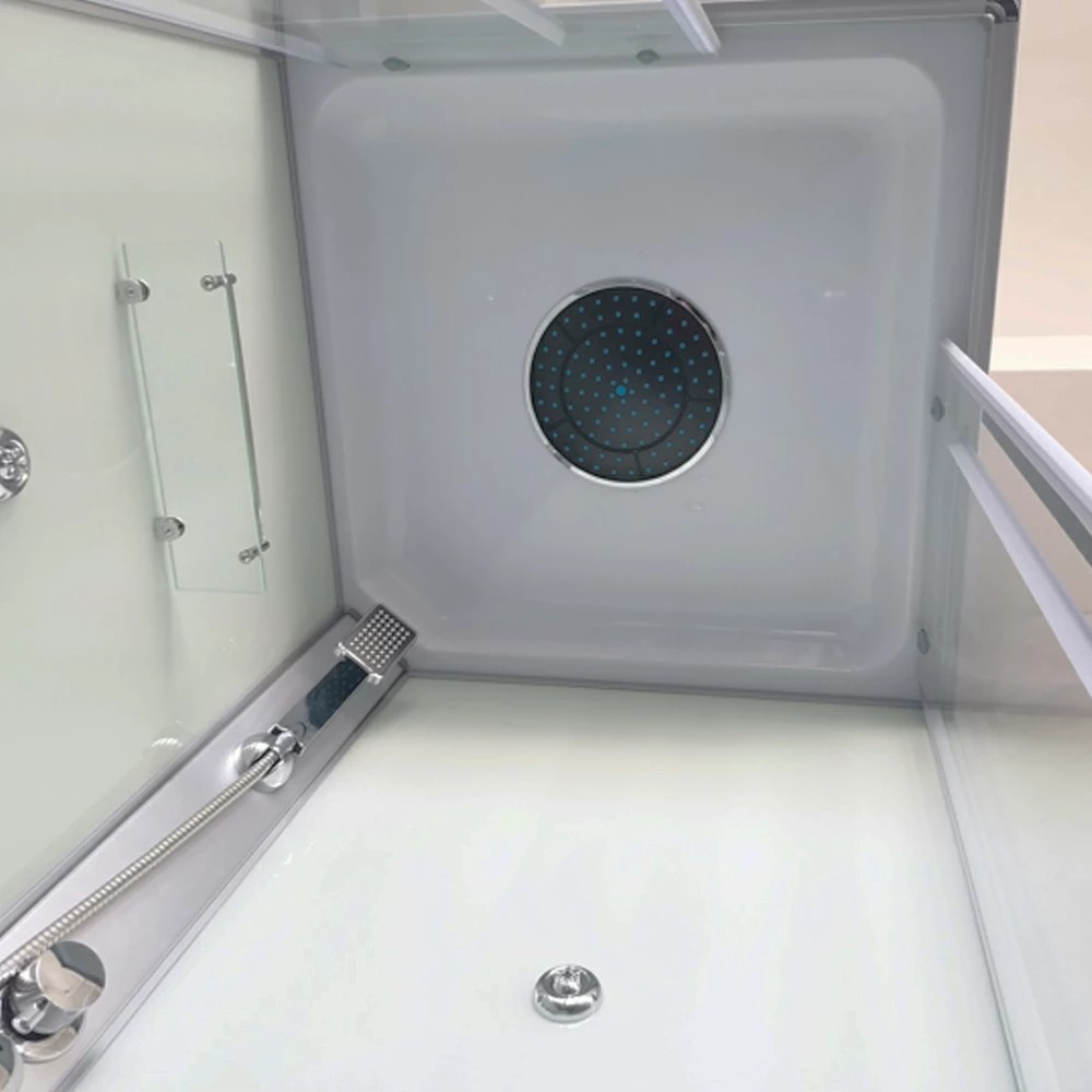 Leziter Cabină de duș pătrată cu hidromasaj Valerie 80x80 cm Mobalis Homvera