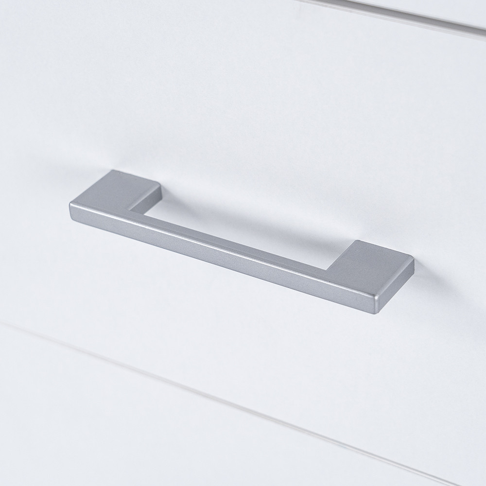 Leziter Comodă Miami cu 4 sertare 80x92 cm alb-stejar sonoma Mobalis Homvera