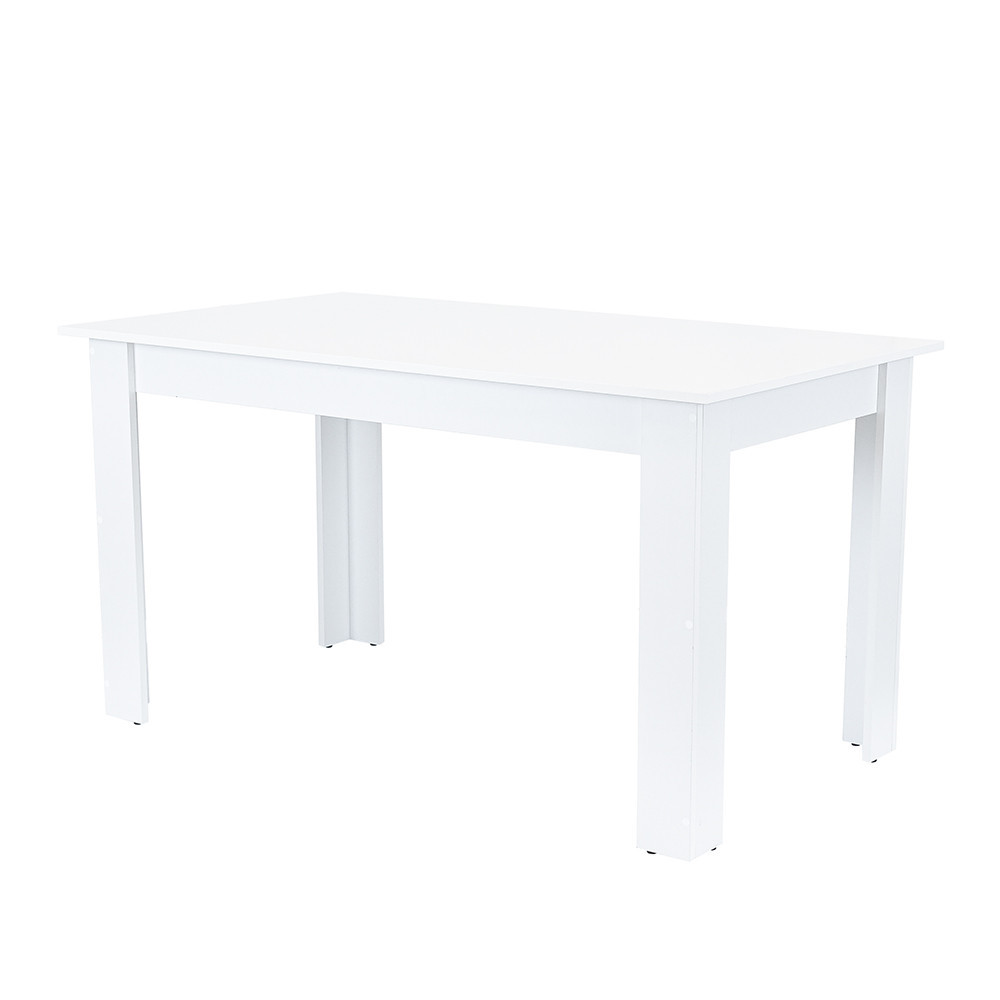Leziter Masă de dining Yorki Standard 140x80 cm albă Mobalis Homvera