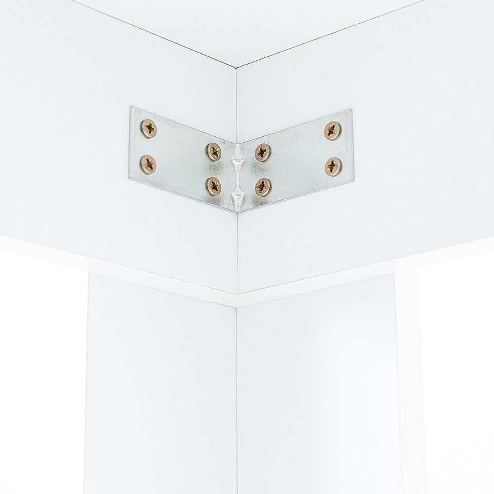 Leziter Masă de dining Yorki Standard 140x80 cm albă Mobalis Homvera