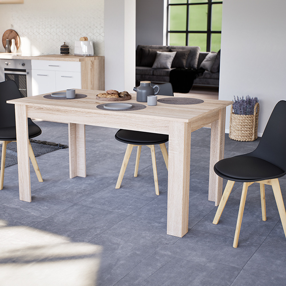 Leziter Masă de dining Yorki Standard 140x80 cm stejar sonoma Mobalis Homvera